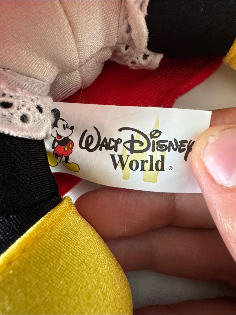 Disney World Red Polka Dot Plush Minnie-Style Doll for Kids - Picture 2 of 4